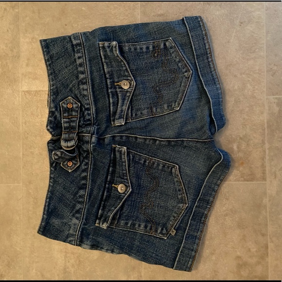 WESC denim sailor shorts - Picture 3 of 3